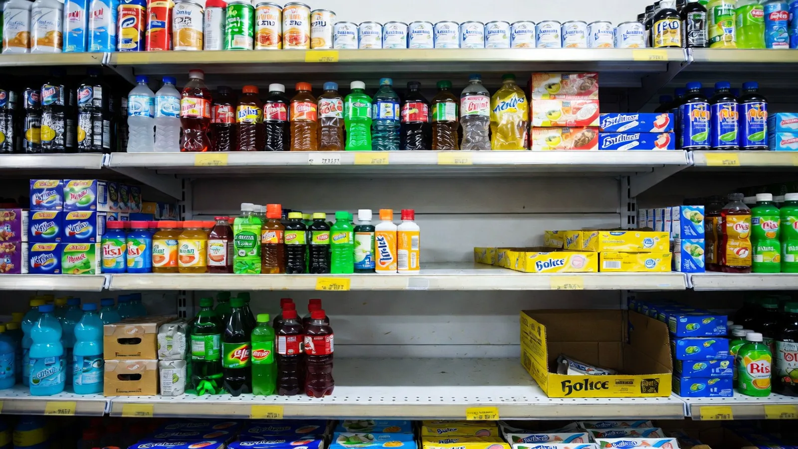 Empty shelf stockout in Nigerian supermarket – DALA