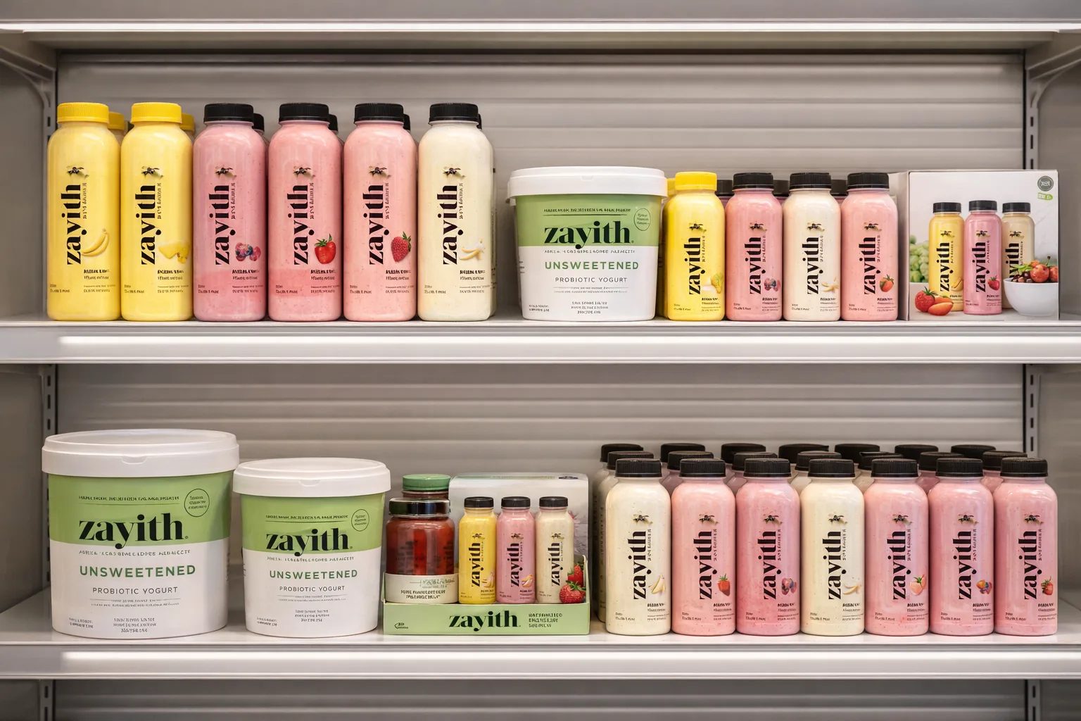 Zayith products on shelf